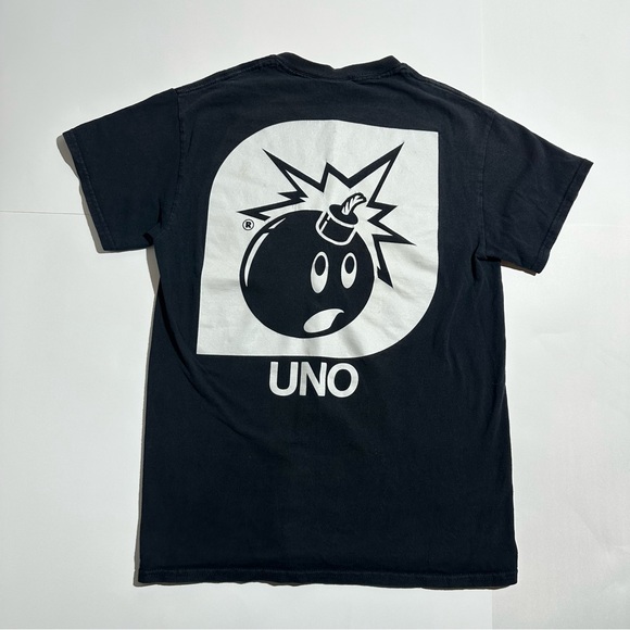 The Hundreds x UNO Black and White Short Sleeve Tee - Picture 1 of 5